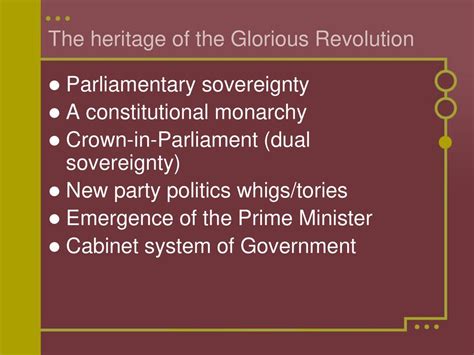 Glorious Revolution: A Catalyst for Parliamentary Sovereignty and Constitutional Monarchy in England